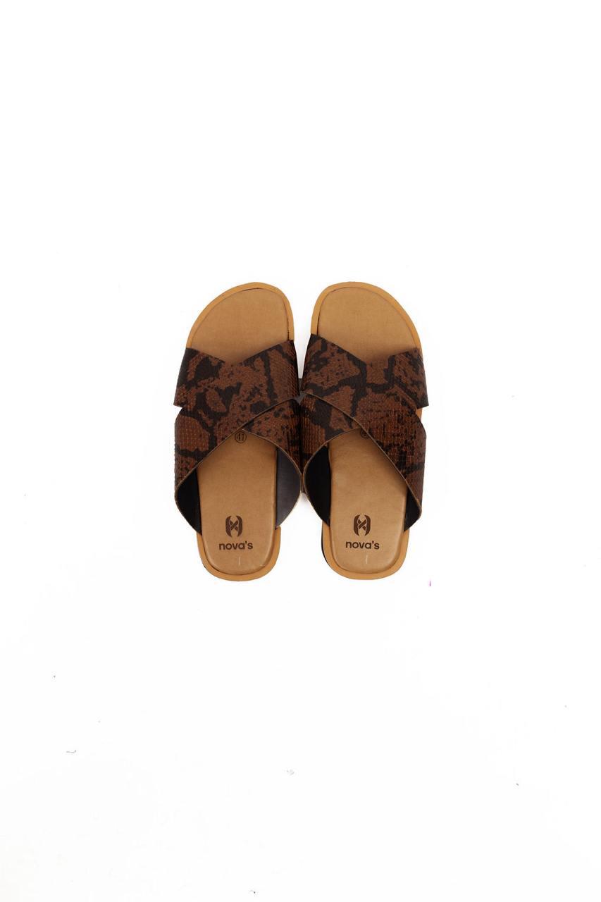 Snake Brown Leather